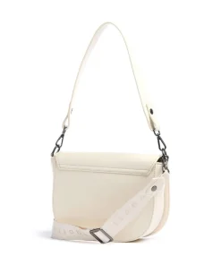 Almata Schultertasche Lederimitat beige