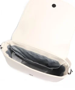 Almata Schultertasche Lederimitat beige