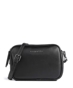 Almata Umhängetasche Lederimitat schwarz