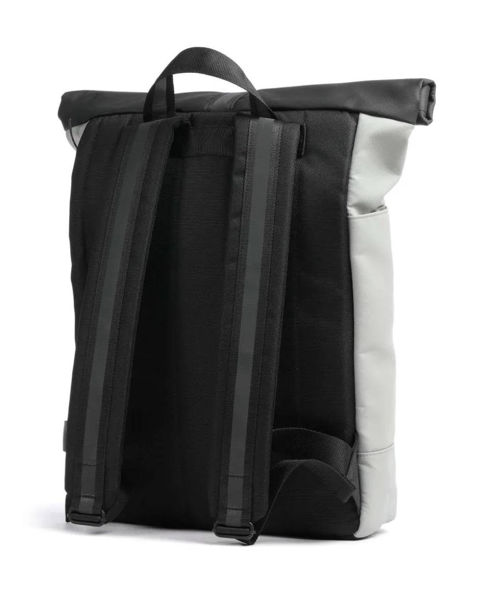 Aloe Hajo Medium Rolltop Rucksack Polyurethane hellgrau