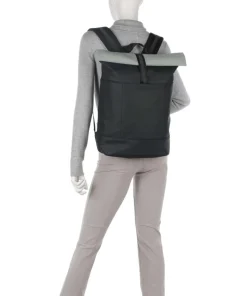 Aloe Hajo Medium Rolltop Rucksack Polyurethane hellgrau