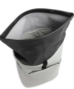 Aloe Hajo Medium Rolltop Rucksack Polyurethane hellgrau