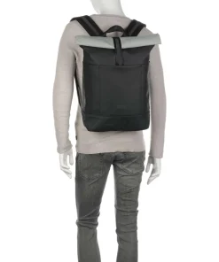 Aloe Hajo Medium Rolltop Rucksack Polyurethane petrol