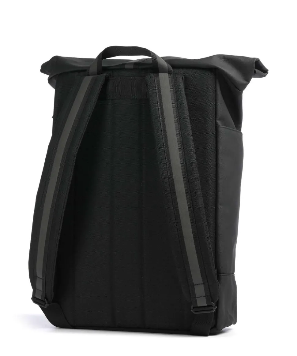 Aloe Hajo Medium Rolltop Rucksack Polyurethane schwarz