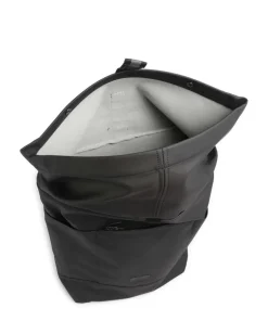 Aloe Hajo Medium Rolltop Rucksack Polyurethane schwarz