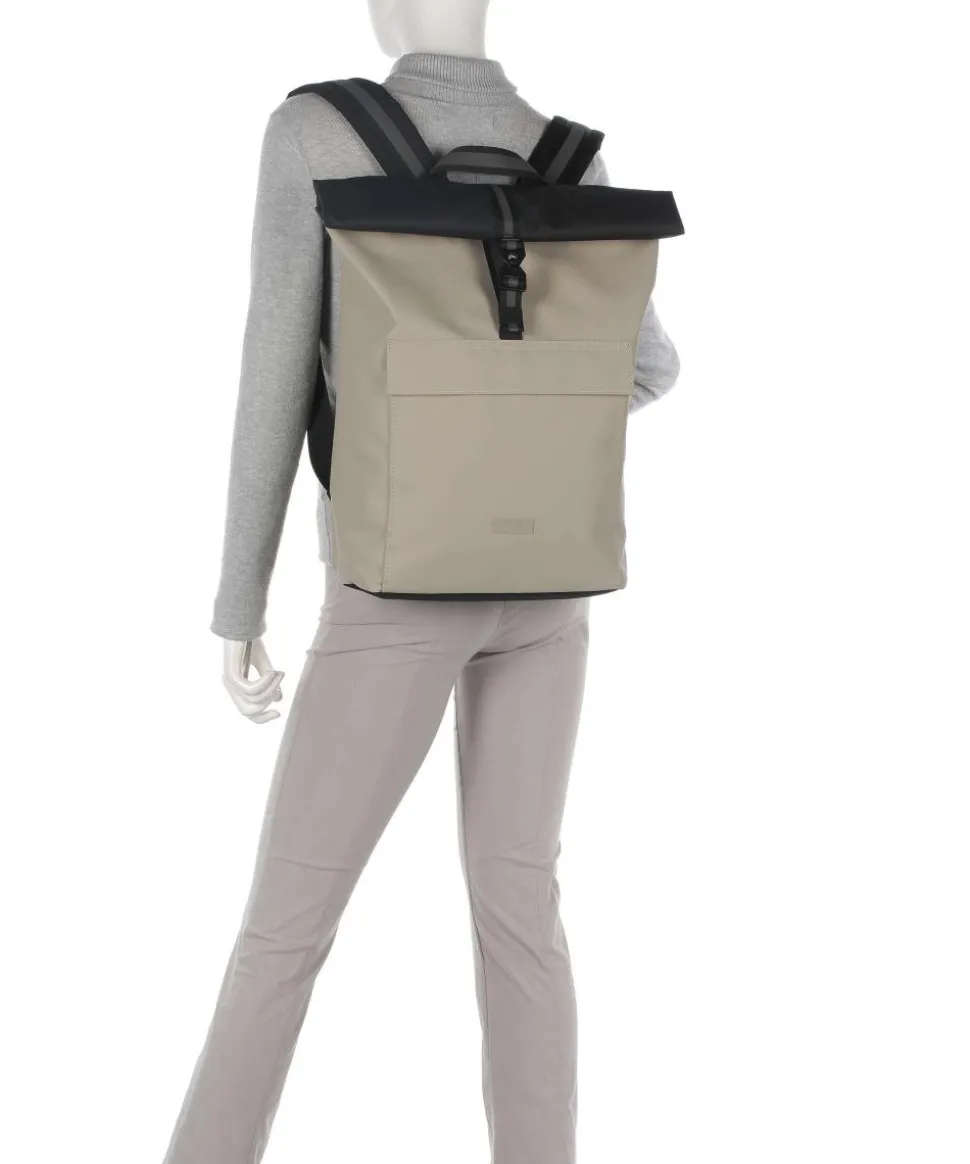 Aloe Jannik Medium Rolltop Rucksack Polyurethane beige