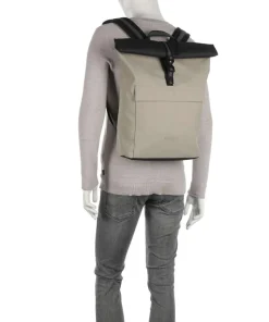 Aloe Jannik Medium Rolltop Rucksack Polyurethane beige