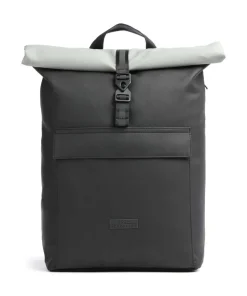 Aloe Jasper Medium Rolltop Rucksack 15″ recyceltes Polyester schwarz