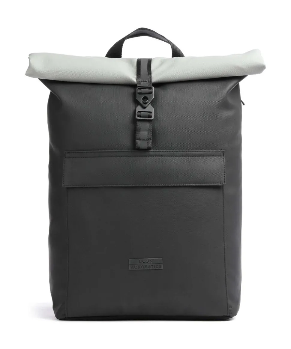 Aloe Jasper Medium Rolltop Rucksack 15″ recyceltes Polyester schwarz