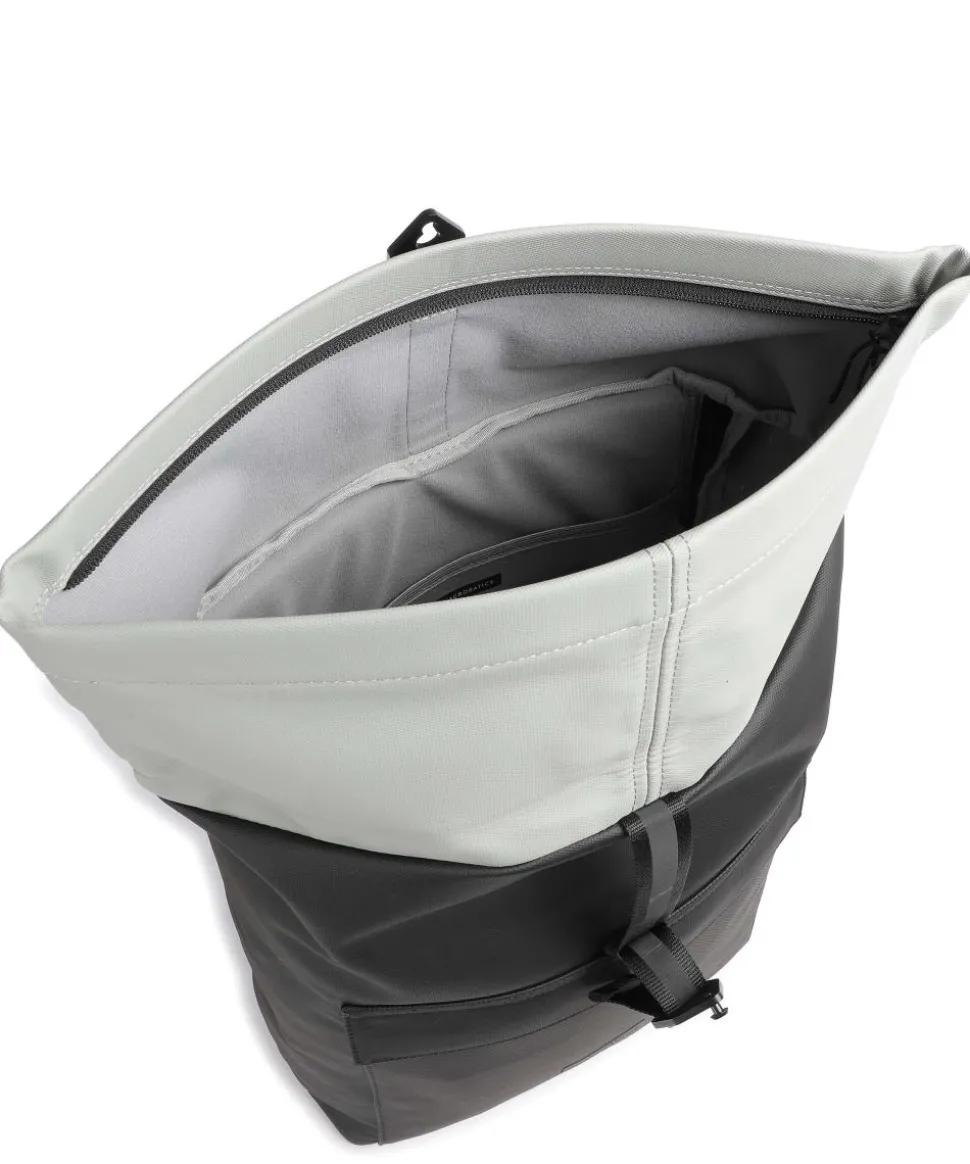 Aloe Jasper Medium Rolltop Rucksack 15″ recyceltes Polyester schwarz