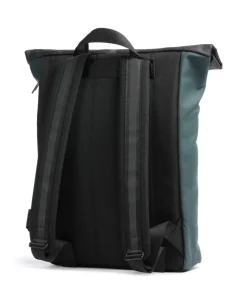 Aloe Jasper Medium Rolltop Rucksack 15″ recyceltes Polyester dunkelgrün