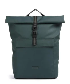 Aloe Jasper Medium Rolltop Rucksack 15″ recyceltes Polyester dunkelgrün