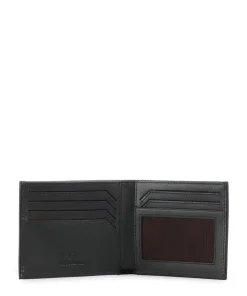 Altius Alox Bi-Fold RFID Geldbörse fein genarbtes Leder schwarz