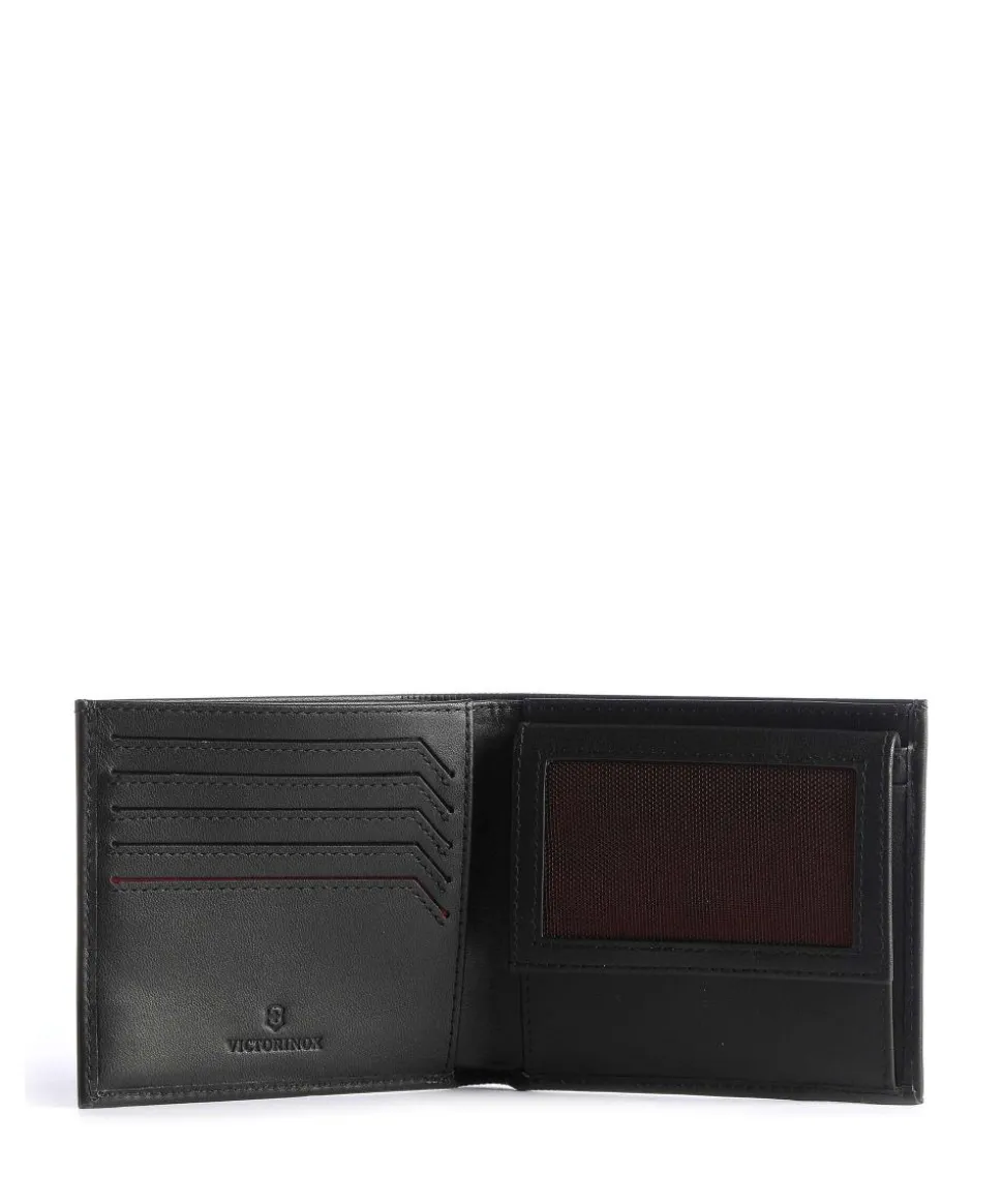 Altius Alox Deluxe RFID Geldbörse fein genarbtes Rindsleder schwarz