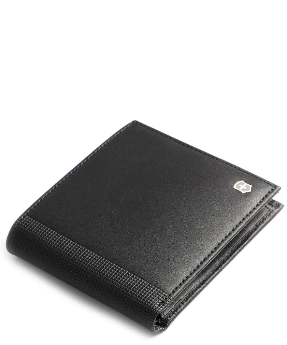 Altius Alox Deluxe RFID Geldbörse fein genarbtes Rindsleder schwarz