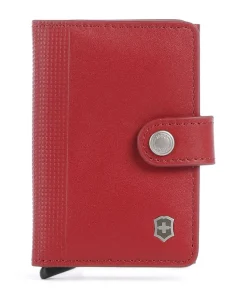 Altius Secrid RFID Geldbörse fein genarbtes Leder rot