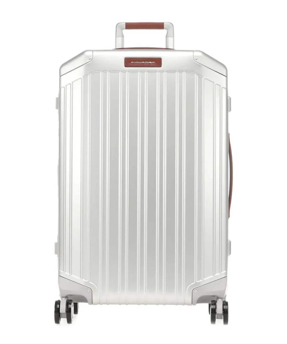 Alu 4-Rollen Trolley silber 69 cm