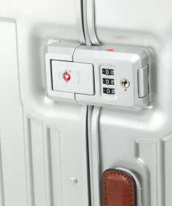 Alu 4-Rollen Trolley silber 69 cm