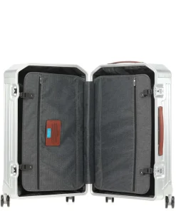 Alu 4-Rollen Trolley silber 69 cm