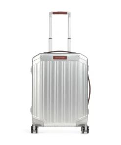 Alu 4-Rollen Trolley silber 55 cm