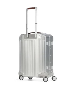 Alu 4-Rollen Trolley silber 55 cm
