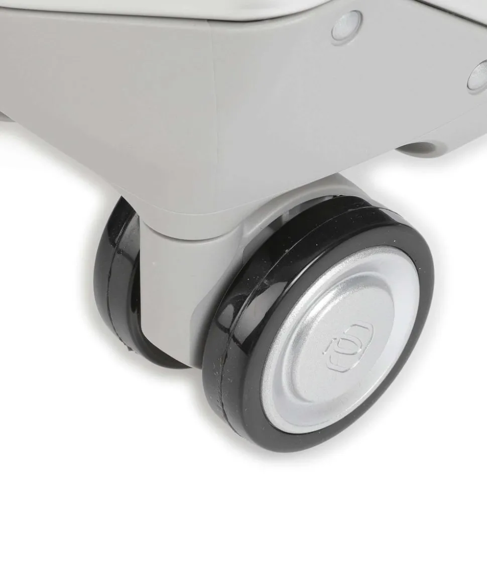 Alu 4-Rollen Trolley silber 55 cm