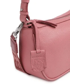 Always Alyx Schultertasche genarbtes Leder pink
