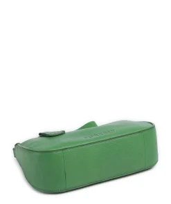 Always Alyx Schultertasche genarbtes Leder grün