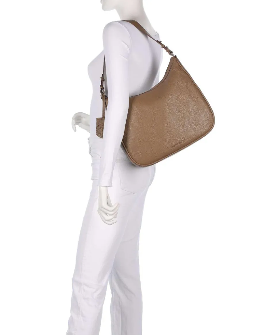 Always Ava Beuteltasche genarbtes Leder camel