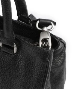 Always Ava Handtasche genarbtes Leder schwarz