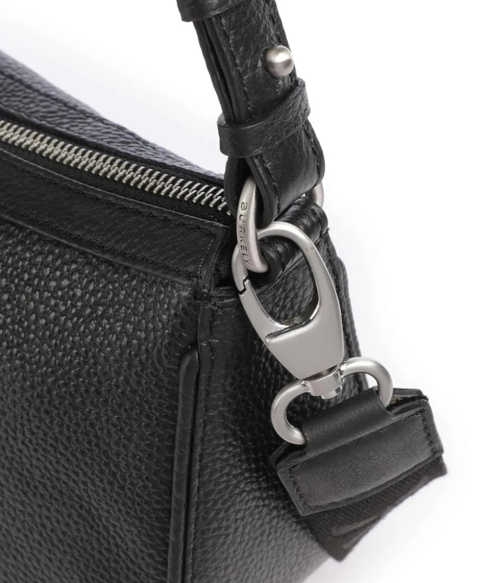 Always Ava Schultertasche genarbtes Rindsleder schwarz