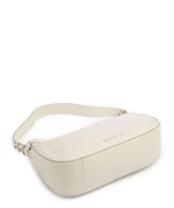 Always Ava Schultertasche genarbtes Rindsleder creme