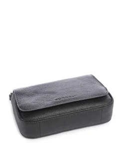 Always Ava Umhängetasche genarbtes Rindsleder schwarz