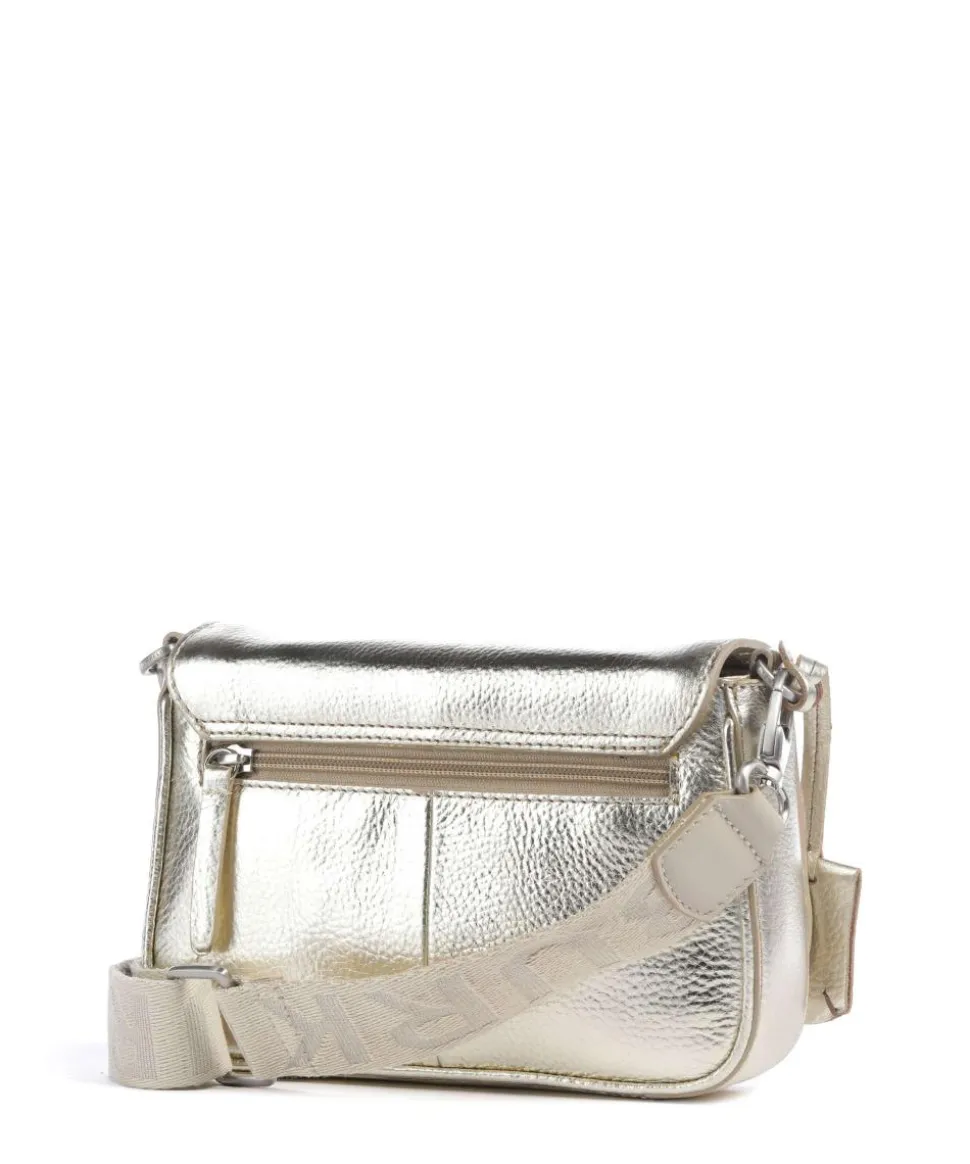 Always Ava Umhängetasche genarbtes Rindsleder gold