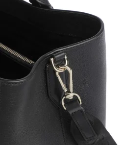 Alyce Handtasche genarbtes Rindsleder schwarz