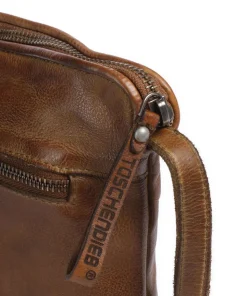 Am Bauernmarkt 5 Umhängetasche genarbtes Rindsleder braun