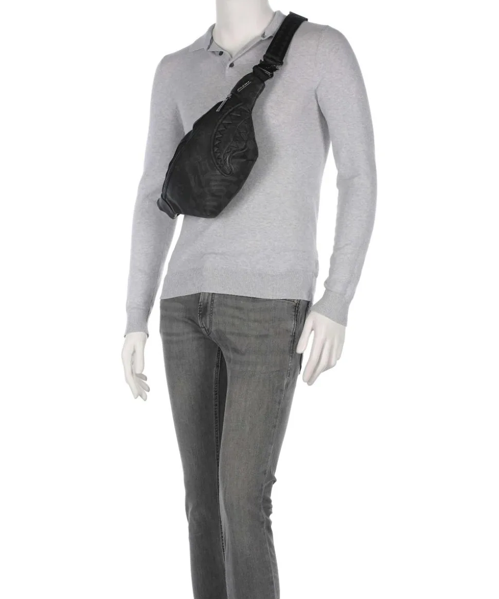 3AM Check Gürteltasche Kunststoff schwarz