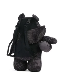 3AM Check Teddy Bear Rucksack Polyester schwarz