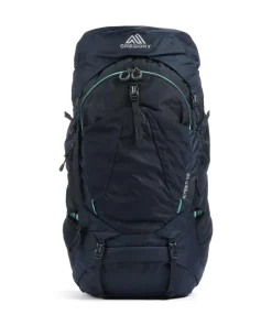Amber 68 Trekkingrucksack recyceltes Nylon navy