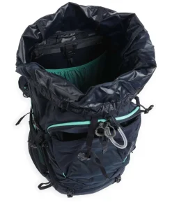Amber 68 Trekkingrucksack recyceltes Nylon navy