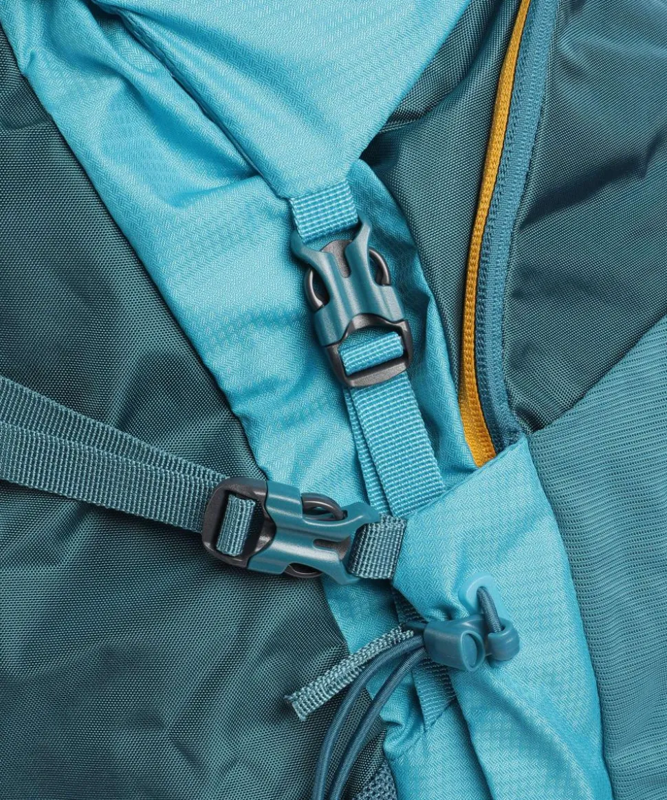 Amber 68 Trekkingrucksack recyceltes Nylon aquamarine