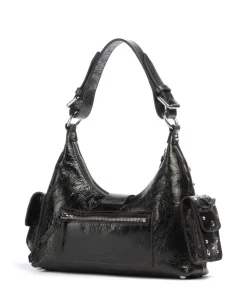 Amelia Schultertasche Rindsleder dunkelbraun