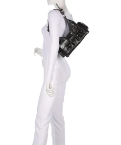 Amelia Schultertasche Rindsleder dunkelbraun