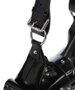 Amelia Small Schultertasche Rindsleder schwarz