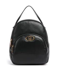 Anaba Rucksack Lederimitat schwarz