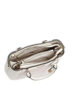 Anadela Handtasche Lederimitat, Baumwolle natur/weiß