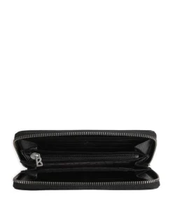 Andermatt Ela RFID Geldbörse genarbtes Leder schwarz