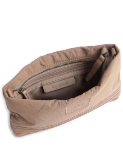 Anea Umhängetasche Polyester, genarbtes Leder hellbraun