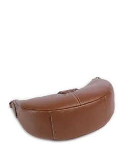 Anett Schultertasche Lederimitat braun