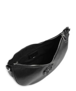 Anett Schultertasche Lederimitat schwarz